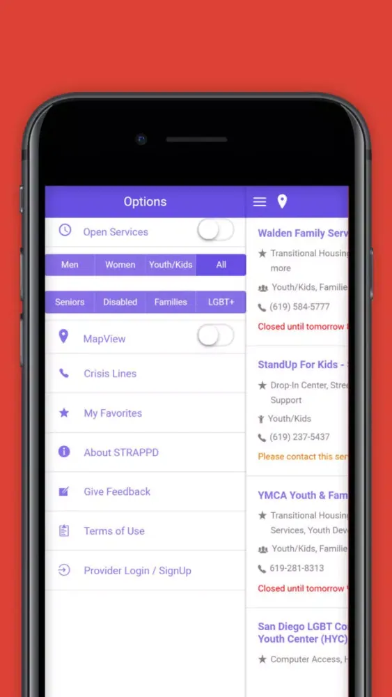 Homeless Resources - Strappd应用截图