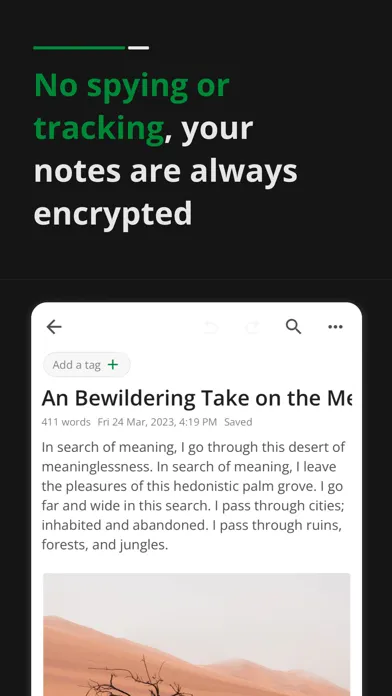 Notesnook: Private note taking Screenshots