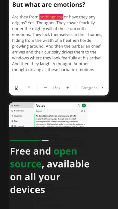 Notesnook: Private note taking Screenshots