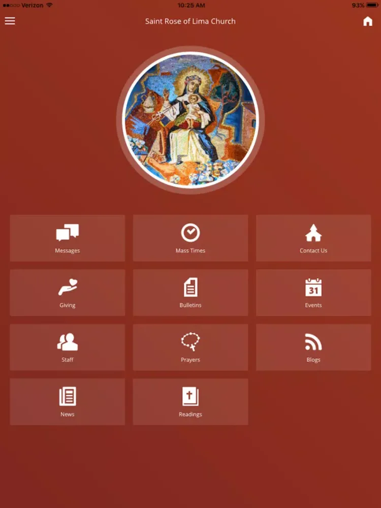 St Rose of Lima Church iPad  Screenshots
