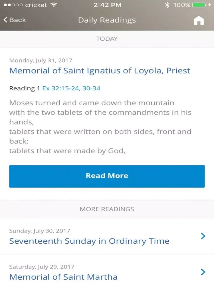 Screenshot di St Francis Xavier Church iPad 
