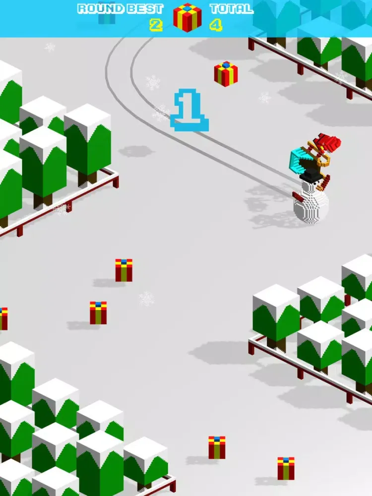 Tangkapan skrin Ski Game iPad 