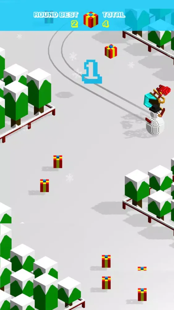 Tangkapan skrin Ski Game
