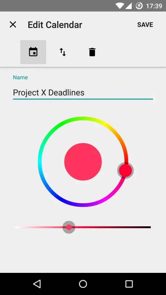 Offline Calendar Screenshots