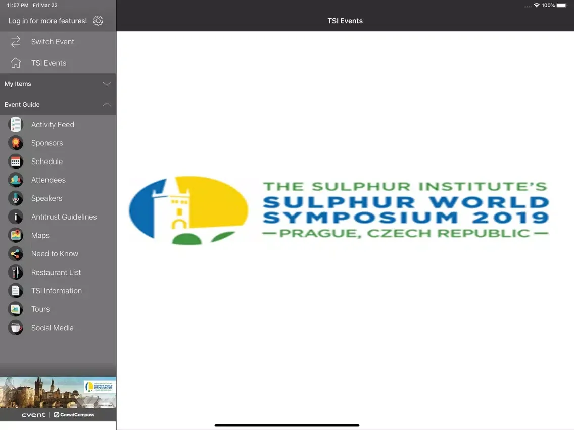 TSI Meetings iPad  スクリーンショット