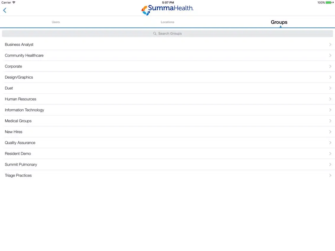 Summa Secure Messaging iPad  سکرین شاٹس