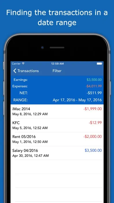Captures d'écran de Money Saver - Expense & Income Tracker