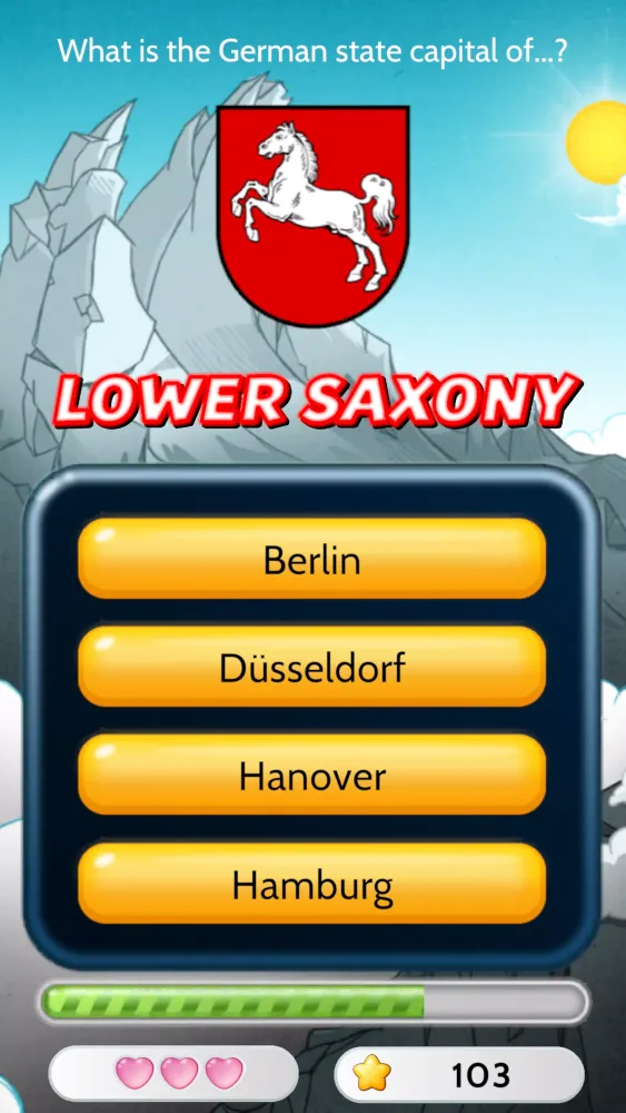 Zrzuty ekranu Capitals Quizzer