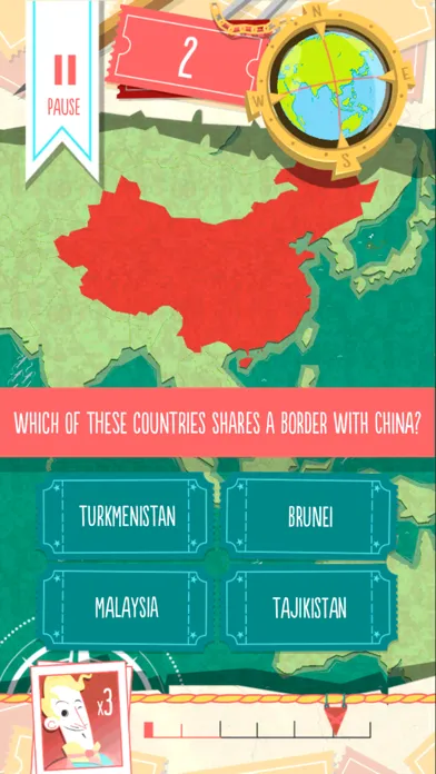 Captures d'écran de Worldly - Countries Quiz!