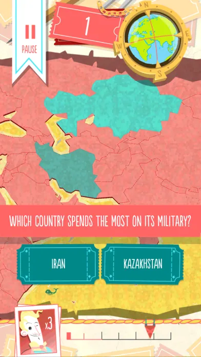 Captures d'écran de Worldly - Countries Quiz!
