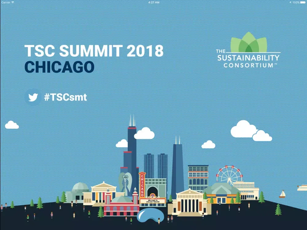 Tangkapan layar TSC Summit 2018 iPad 