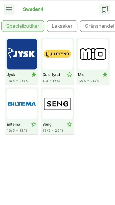 Sweden4 veckans erbjudanden Screenshots