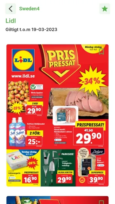 Sweden4 veckans erbjudanden Screenshots