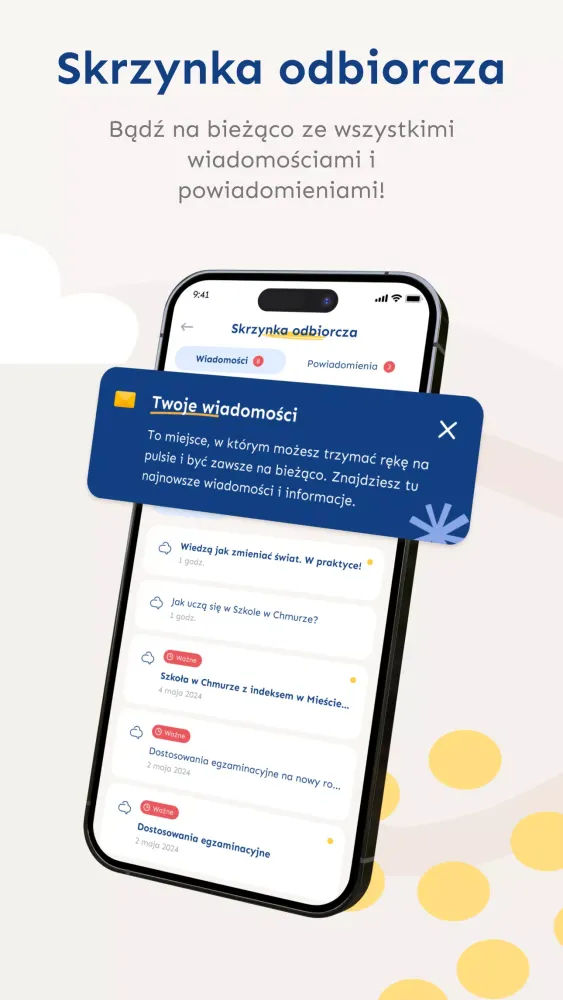 Zrzuty ekranu Szkoła w Chmurze