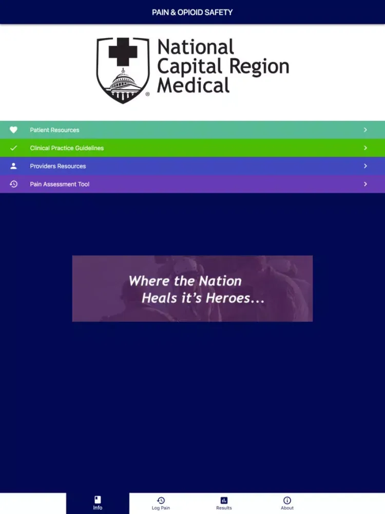Capturas de pantalla de Pain & Opioid Safety iPad 