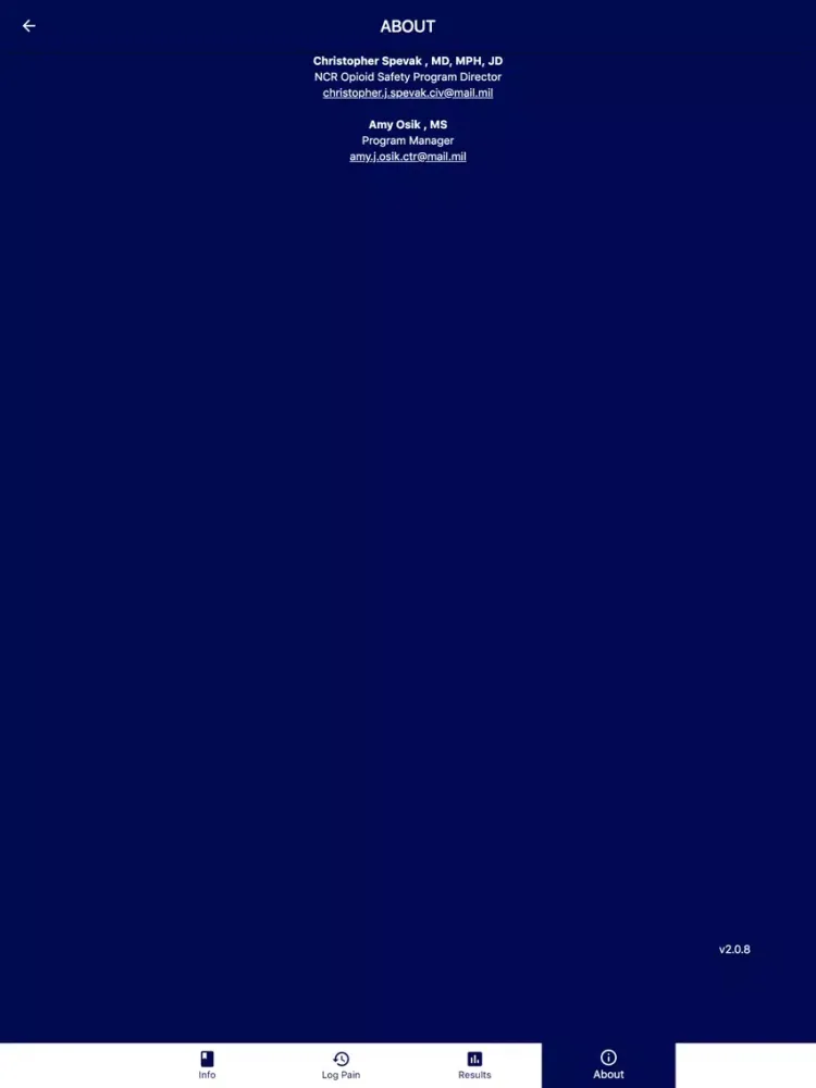 Capturas de pantalla de Pain & Opioid Safety iPad 