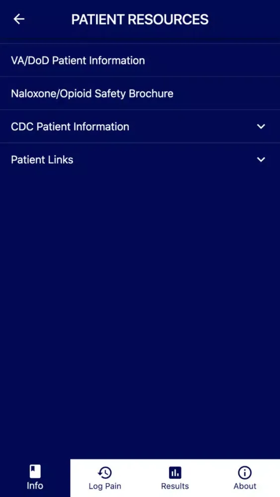 Capturas de pantalla de Pain & Opioid Safety