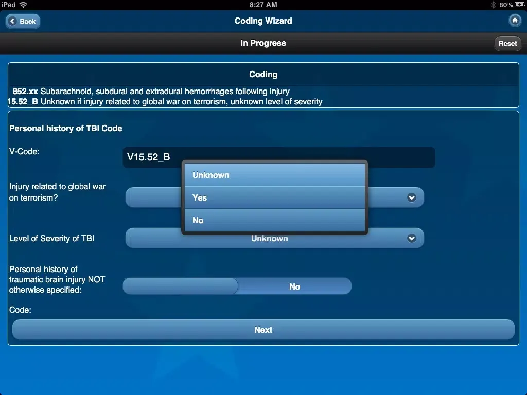 Скриншоты mTBI Pocket Guide iPad 