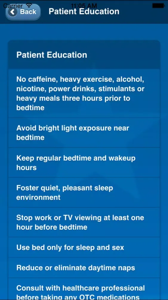 Скриншоты mTBI Pocket Guide