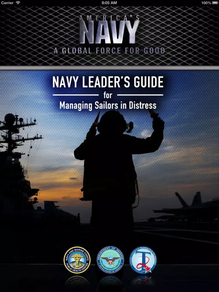 Capturas de tela do Navy Leader's Guide iPad 