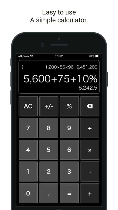 Capturas de tela do Simple Calculator Multi-Screen