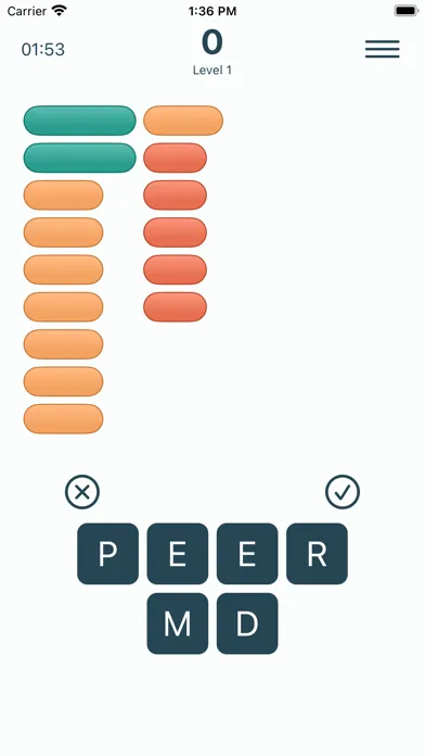 Ảnh chụp màn hình của Shuffler - A Word Find Game