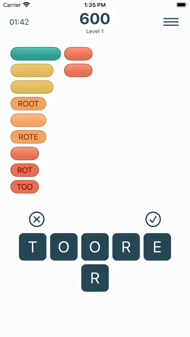 Ảnh chụp màn hình của Shuffler - A Word Find Game
