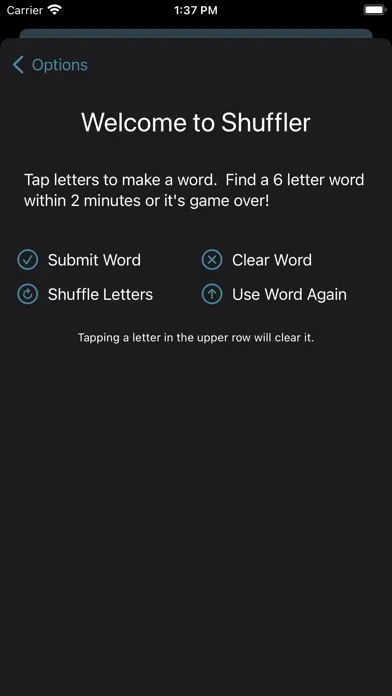 Ảnh chụp màn hình của Shuffler - A Word Find Game