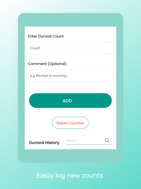 Durood Counter iPad 應用截圖