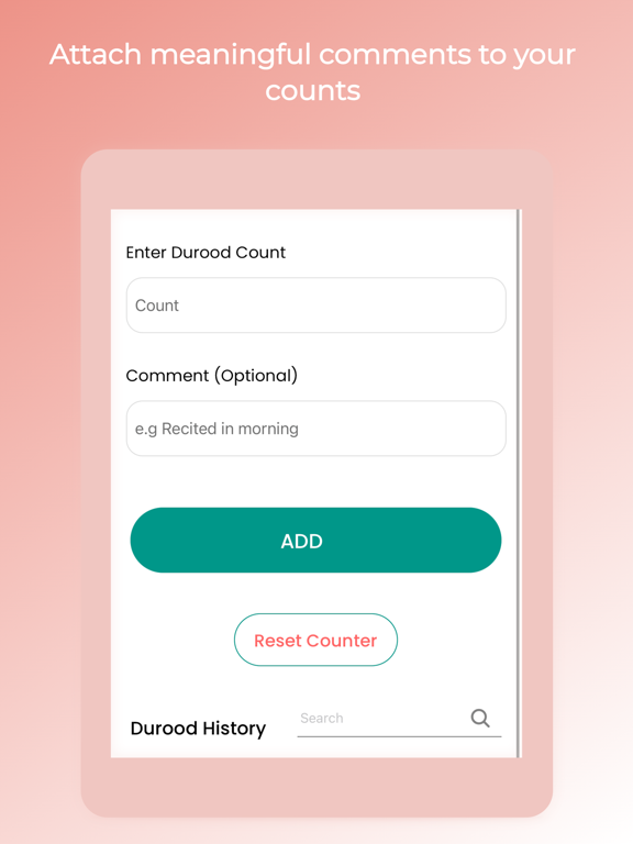 Durood Counter iPad 應用截圖