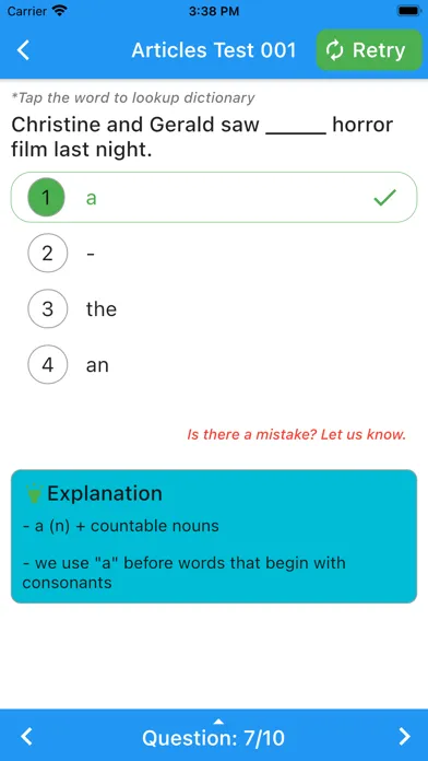 English Grammar & Test स्क्रीनशॉट