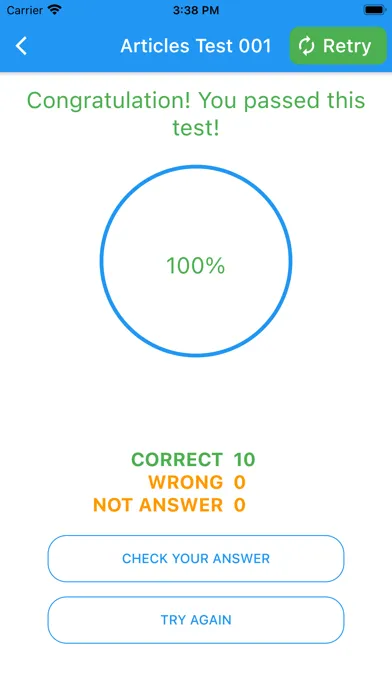 English Grammar & Test स्क्रीनशॉट
