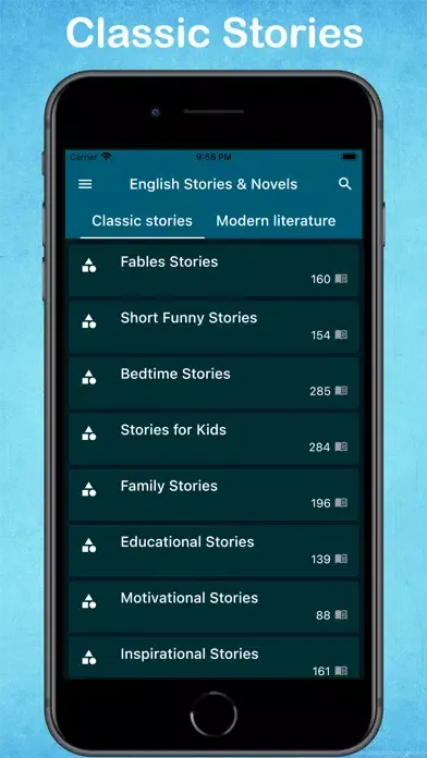 Screenshot di English Stories and Novels