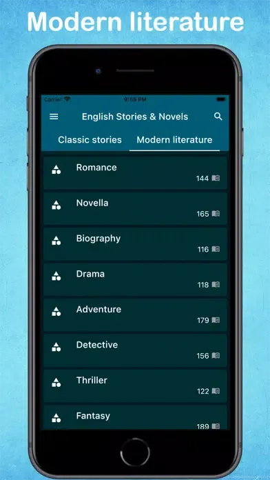Screenshot di English Stories and Novels