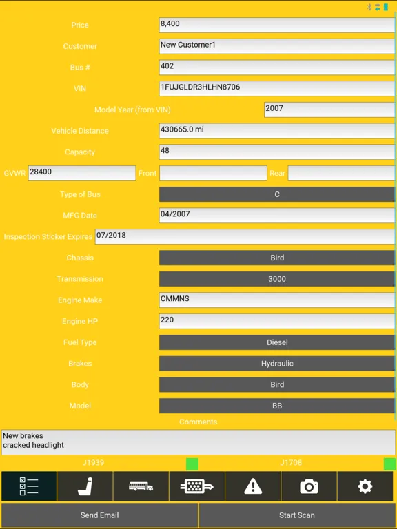BusConnect iPad  Screenshots