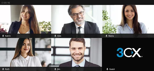 3CX Video Conferenc‪e स्क्रीनशॉट