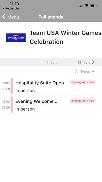 USOPC Events স্ক্রিনশট
