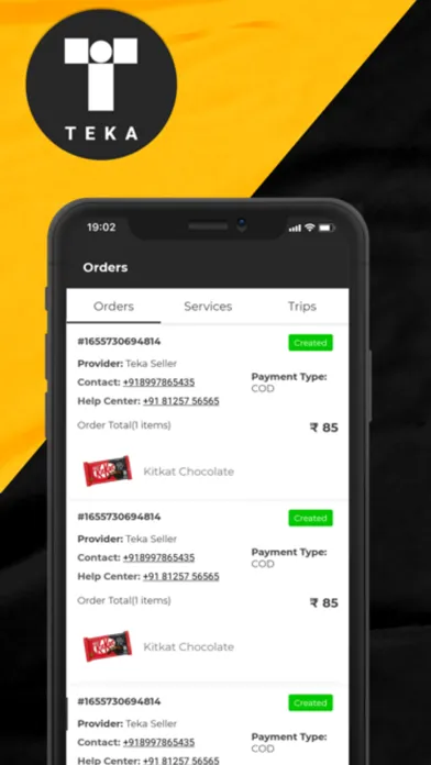 Capturas de pantalla de Teka - Customer