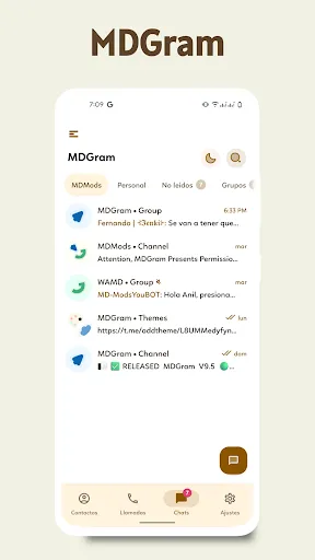 MDGram Messenger Ekran Görüntüleri