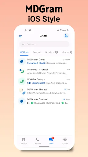 MDGram Messenger Ekran Görüntüleri