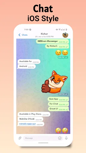 MDGram Messenger Ekran Görüntüleri