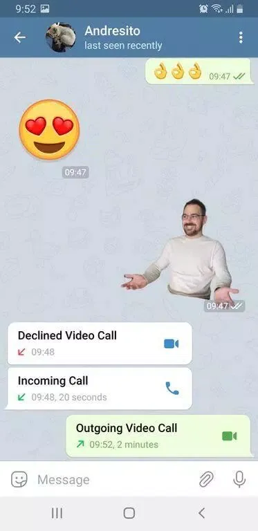 Telegram Beta應用截圖