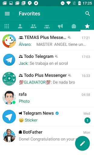 Zrzuty ekranu Plus Messenger