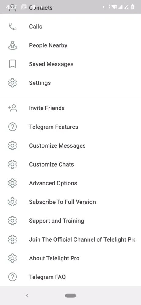 Telelight-Accessible Telegram Screenshots
