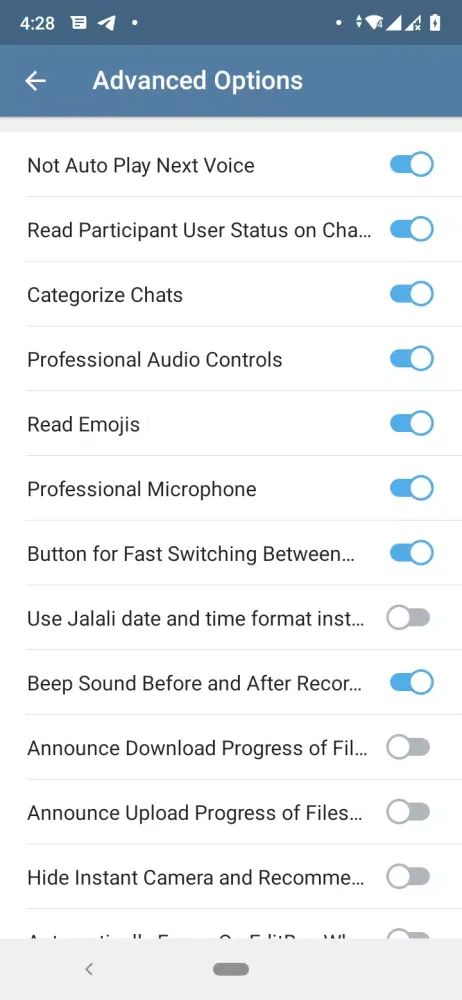 Telelight-Accessible Telegram Screenshots