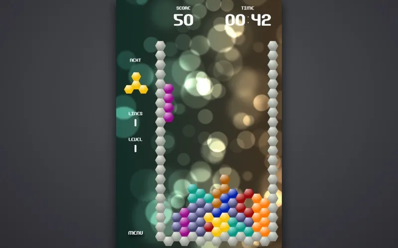 Screenshot di Falling Hex