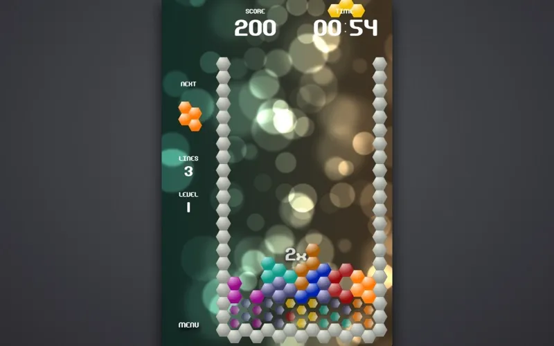 Screenshot di Falling Hex