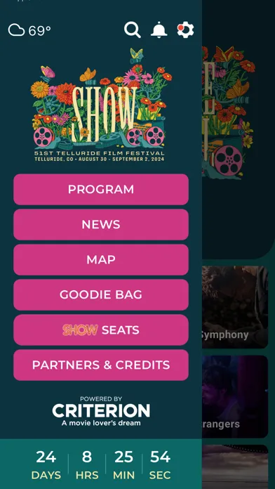 Telluride Film Festival SHOW Ekran Görüntüleri