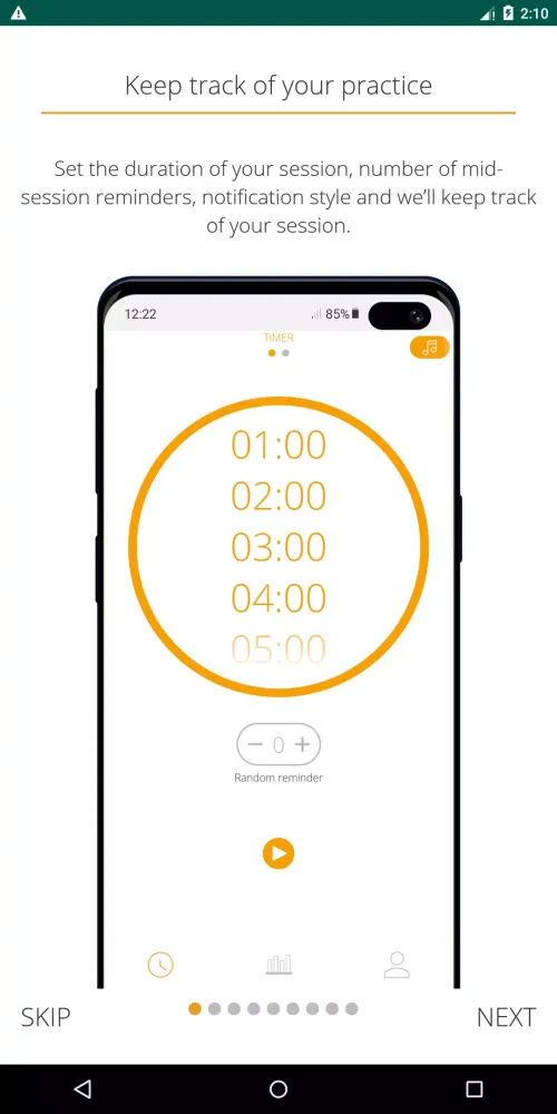 Captures d'écran de Tergar Meditation Tracker