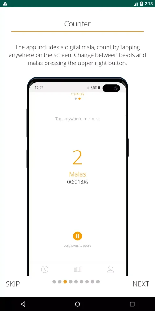 Captures d'écran de Tergar Meditation Tracker